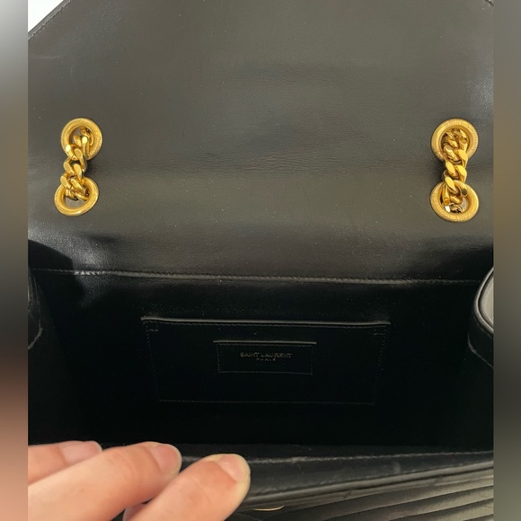 YSL Monogram Matelassé Envelope Chain Bag, Medium.  - Picture 10 of 11